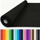 Vanhench 36" x 2520" (210') Black Wrapping Paper, Art Construction Paper for Gifts, Birthday, Bouquet Flower & Poster Bulletin Board, 80GSM (55lb)
