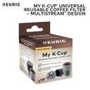 Keurig My K-Cup Universal Reusable Filter MultiStream Technology - Gray