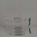 Anyoifax Small Trash Can Slim Garbage Can 3 Gallon Waste Basket Trash Bin Container for Bathroom, Bedroom, Living Room, Kitchen, Office, Colleg Dorm - Clear