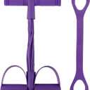 21 Fitness Resistance Bands-6 Tube Pedal Ankle Puller, Multifunction Tension Rope, Pedal Resistance Band with Handle Sit Up Exercise Equipment Home Gym Tummy Trainer for Men Women