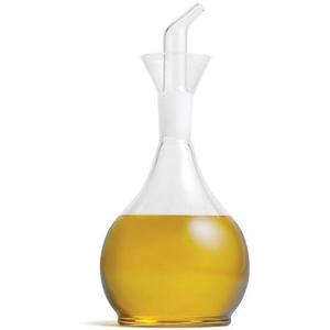 Eleton's Planet Pyriform 30oz Glass Olive Oil Dispenser Bottle, Oil & Vinegar Cruet with Pourers and NO Funnel Needed -Olive Oil Carafe Decanter for Kitchen