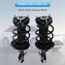 Pair Front Shock Strut Assembly Left & Right Compatible with Toyota RAV4 2013–2018 — Replace OE# 4851009888, 4852009889