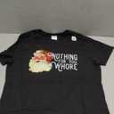 Vintage Pink Santa Dirty Santa Offensive Christmas Womens T-Shirt, M