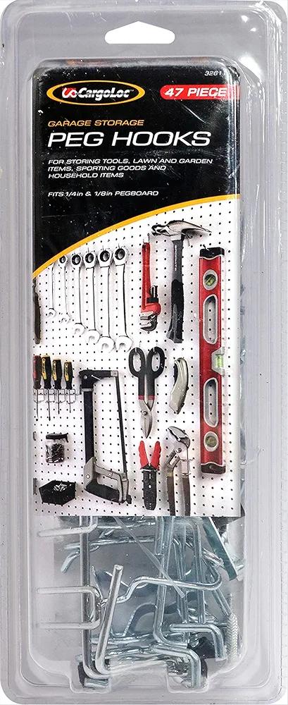 CargoLoc 47 Pc Peg Hook Assortment