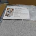 WILLSUN Washable Area Rugs, 5x7 Non-Slip Boho Large Area Rugs for Living Room, Bedroom, Machine Washable Vintage Rug, Indoor Floral Print Carpet for Home Decor, Kid & Pet Friendly Mat (Grey)