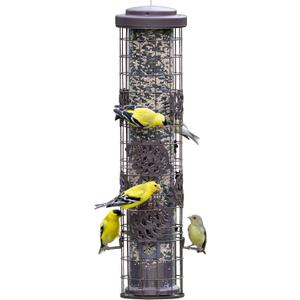 Perky-Pet SBG101 Squirrel Off Max Pinecone Bird Feeder with Flexports  1.75 lb Capacity
