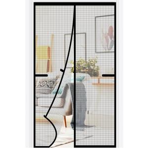 Magnetic Screen Door 36x78 inch Heavy Duty Magnetic Curtain Door Reinforced Fiberglass Mesh Curtain Door Full Frame, Hands Free, Pets Friendly