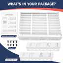 16x20x4 AC Furnace Air Filter Compatible with Honeywell FC100A1003, MERV 11 HAVC Filter Replacement, Actual Size:15.94"x19.75"x4.38",Pack of 2