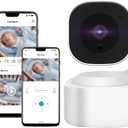 Baby Monitor 3MP 2K Wi-Fi Indoor Pan/Tilt Security Camera with Night Vision, Two-Way Audio, Motion Detection for Baby and Pet Monitor, and Bluetooth Quick Setup, Works with iOS, Android
