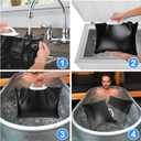 XANGNIER 2 Pack Reusable Extra Large Ice Bath Bags,Upgraded Large Capacity Bathtub Freezer Anti-Breakage Water Bag,Cold Plunge Accessories,Ice Bath Tub Accessories at Home,26L