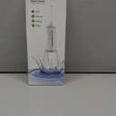 FRESKO Water Dental Flosser for Teeth, 300ML Cordless Flosser with Constant Pressure, Rechargeable Oral Irrigator Cleaner for Travel Home Use and Braces Care, IPX7 Waterproof, 5 Jet Tips (White)