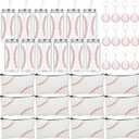 36 Pcs Baseball Cups Gift Sets Baseball Team Gifts Bulk Party Favors 13.5oz Reusable Plastic Tumbler Cups with Lid and Straw Cosmetic Bags Keychains for Sports Birthday Party Supplies