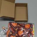 Meanplan 24 Pcs Thanksgiving Day Makeup Bags Bulk Fall Cosmetic Bag Pumpkin Maple Leaf Turkey Autumn Gift Pouch Portable Storage Zipper Pouch Travel Purse Toiletry Organizer Party Favor(Thanksgiving)