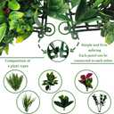 ODTORY Artificial Grass Wall Backdrop Panels: 20X20 in 12P UV-Anti Greenery Boxwood Panels for Indoor Outdoor Green Plant Wall Decor & Ivy Fence Covering Privacy