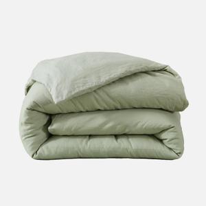Highland Feather® - 100% French Linen Duvet Cover Set - California King Size - Green
