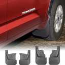 Mud Flaps Compatible with 2022 2023 2024 2025 Toyota Tundra Accessories All Weather Guard Mud Guards Splash Front & Rear 4pcs Set (Not Fully Compatible with Tundra SR)
