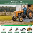 Shed Ramp 29" L x 24" W, Heavy-Duty Shed Ramp for Riding Mower,Garage, Doorway Lawn, Tractor, Wheelchairs, Golf Cart(Silver Spray Paint, 2pcs)
