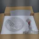 Vintage Bathroom Light Fixtures Over Mirror, 1-Light Brass Wall Sconce Lighting with Flower Glass Shade, Farmhouse Vanity Lights for Bedroom Kitchen Living Room Hallway Light