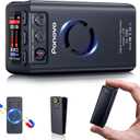 128GB Magnetic Digital Voice Recorder, 45 Days Continuous Recording, Voice Activated Audio Recorder with Password, Clip, Metal Housing, 2159 Professional Noise Reduction for Meetings Lectures