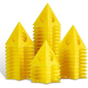 KATA Painters Pyramid Stands: 36pcs Painting Pyramids Stands for Cabinet Doors Paint & Pouring - Mini Triangle Cone Paint Tripods for Canvas Risers Support - Art DIY Woodworking Tools Accessories