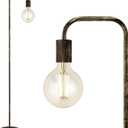 BoostArea Floor Lamp, Bronze Industrial Floor Lamp, 63 Inch Antique Standing Lamp, E26 Socket, Whole Metal, ETL Listed, Modern Stand Up Lamp for Bedroom, Living Room, Minimalist, Vintage, Mid Century