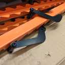 Pressure Panel Clamps (2-Pack), Powerful 4-Way Pressure Steel Clamps for Cutting Boards, Tabletops, and Cabinet Making with Mounting brackets