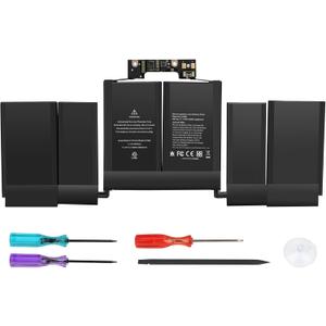 A1964 A1989 Battery Replacement for MacBook Pro 13 Inch A1989 (Mid 2018, 2019) & A2251 (2020), EMC 3214 3358 3348, MR9Q2LL/A MR9R2LL/A MR9T2LL/A/ MV962LL/A MV972LL/A MWP42LL/A MWP52LL/A MWP62LL/A