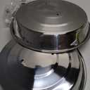 Round Basting Cover - 2 Pieces, 12.2 Inch Metal Steamer Dome Grill Accessories for Blackstone, Cheese Melting Dome for Griddle Cooking & Steaming, Good for Outdoor & Indoor