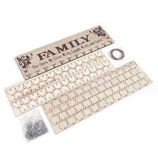 Wooden Birthday Calendar Family Memory Board