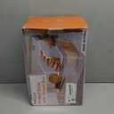 Kiss Core Upgrade Bread Slicer for Homemade Bread with Bread Box, Bread Slicing Guide Adjustable Width, Foldable and Compact Cutting Guide with Crumb Tray, Suitability for Homemade Bread, Bagels,Cakes