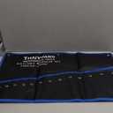 THAIYUANG 2Pieces Wrench Roll Up Pouch, Heavy Duty Canvas Tool Wrench Organizer Bag 14pockets Metric+ 13pockets SAE (Only Pouch)