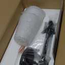 3-Light Black Bathroom Vanlity Light Over Mirror, Bathroom Light Fixtures with Frosted Glass Shade, Modern Wall Sconce Lighting, E26 Socket (Bulbs Not Included)