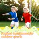 JaGely 16 Pairs Ice Cream Arm Sleeves for Kids UV Sun Protection Football Basketball Baseball Compression Long Sleeves Youth