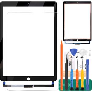 for iPad Pro 12.9 Screen Replacement A1670 for iPad Pro 12.9 2017 Screen Replacement for iPad Pro 12.9 2nd Gen Digitizer Touch Screen Replacement A1671 A1821 (No LCD Display) (Black)