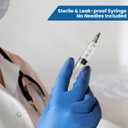 3ml Syringe with Luer Lock Tip, Disposable, Individually Sealed, TKMD, Box of 100, (No Needles Included)