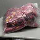 PERFEMET 6-Piece Bed in A Bag Queen Burgundy Marble Comforter Set with Sheets Aesthetic Retro Artwork Style Dark Red Bedding Set for All Season(Burgundy, Queen)