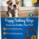 N-Bone Puppy Teething Ring, Chicken Flavor, 6 Count bag (EXP 08/17/27)