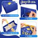 Jetec 45 Pack 2026 Graduation Gift Bags Bulk Small Congrats Bags with Handle and Bow Ribbon 5.5 x 4.7 x 2.5 Inch Grad Paper Treat Gifts Party Favor Supplies for College High School(Blue Gold)