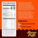 REESE'S PUFFS Chocolatey Peanut Butter Cereal, Kids Breakfast Cereal, Mega Size, 29 oz (EXP 04/26/27)