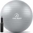 ProBody Pilates Exercise Ball - Multiple Sizes Gym Grade Balance Ball for Fitness, Yoga, Workout, Pregnancy & Physical Therapy (L: 23-26 inches/58-65 cm)