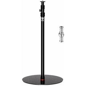 IFOOTAGE Round Base Monopod RB-A400, 79'' Aluminum Photography Light Stand, Camera Tripod Stand for DSLR Camera, Light, Webcam, Live Streaming, Vlogging, Payload 10KG/22LBS