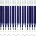 24 Pcs Retractable Black Gel Ink Refills, 0.7 mm Point Blue Ink