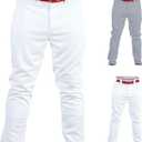 Rawlings Men's Pro 150 Series Baseball Pant | Full Length Semi-Relaxed Fit | Adult Sizes | Solid Color Options (Medium, White)