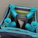 Dream On Me Zodiak Baby Playard, Breathable Mesh Sides, Soft Comfortable Mattress, Quick & Easy to Fold with Travel Carry Bag, Compact Space Saving Design - Navy