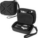 Digital Camera Case for AbergBest 21 Mega Pixels 2.7" LCD Rechargeable HD/Kodak Pixpro/Canon PowerShot ELPH 180/190/Sony DSCW800/DSCW830 Cameras, Travel Carrying Protective Case for Camera- Black