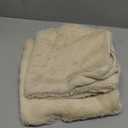 MIULEE Christmas Trees Pillow Covers Set of 2 Decorative Soft Throw Pillows Plush Faux Fur Wool Embroidered Couch Cushion for Holiday Winter Home Decor Chair Sofa Bedroom Living Room,Beige 18x18inch