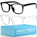 livho High Tech Blue Light Glasses - Advanced 99% Blue Light Blocking Computer Glasses - Anti Eyestrain & UV Glare Protection