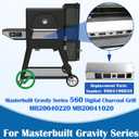 SafBbcue 9904190038 Heat Manifold for Masterbuilt Gravity Series 560 Digital Charcoal Grill Masterbuilt MB20040220 MB20041020 Grill Replacement Parts, 18" for MB 560