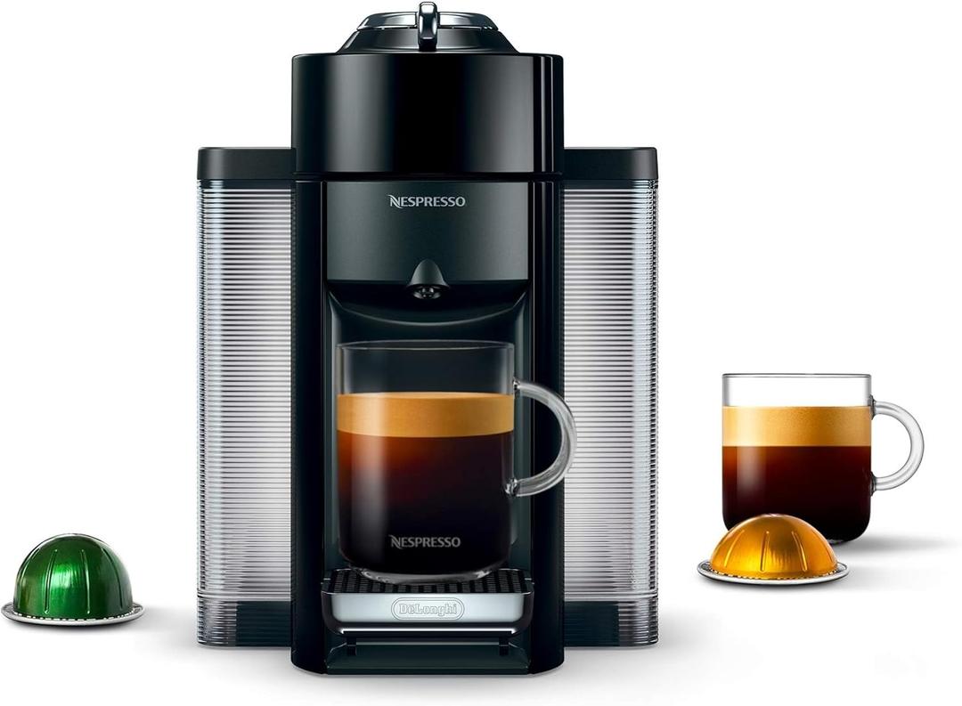 Nespresso Vertuo Coffee and Espresso Machine by De'Longhi, Piano Black