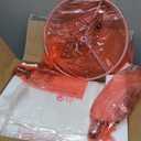 24.5" Modern Ceramic Table Lamps for Living Room Farmhouse Nightstand Lamps Set of 2 with White Linen Shade Office Reading Lamp Bedroom Lamps for Bedside End Table, Bedroom, Living Room, White